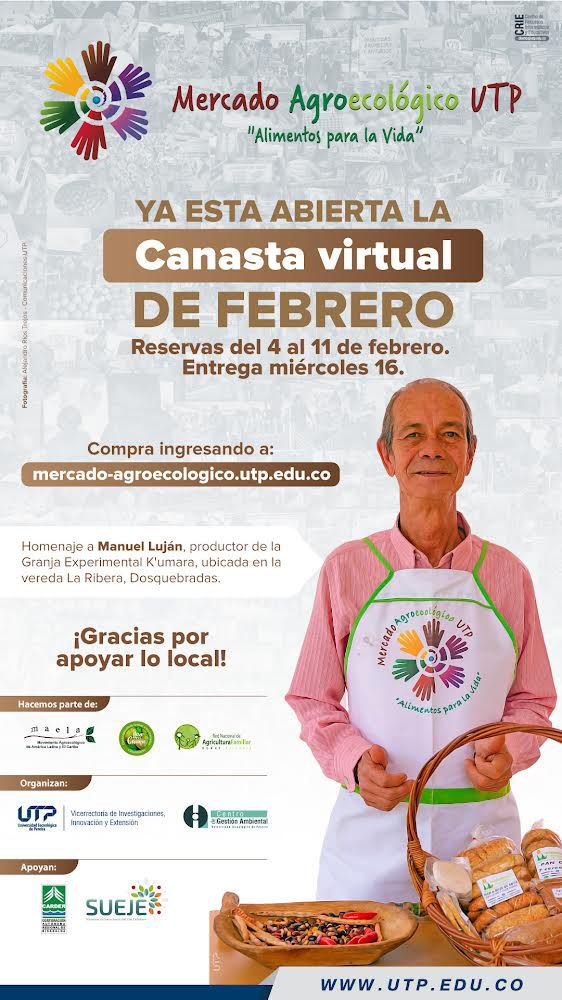 Hasta el día 11 de febrero los Risaraldenses podrán participar del Mercado Agroecológico UTP