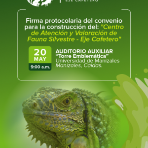 Firma del convenio para la construcción del CAV de Fauna Silvestre Regional