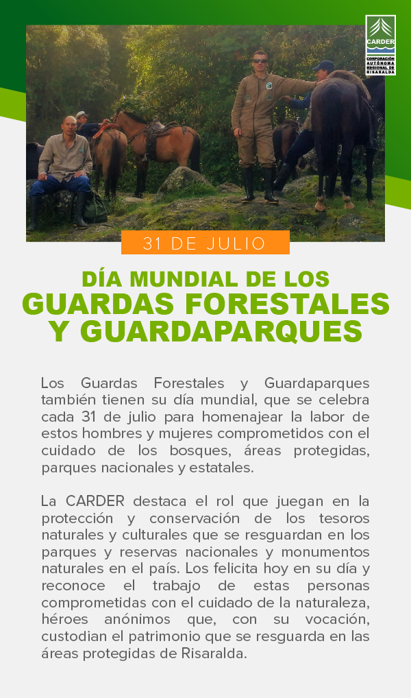 Día Mundial de los Guardas Forestales / Guardaparques – CARDER