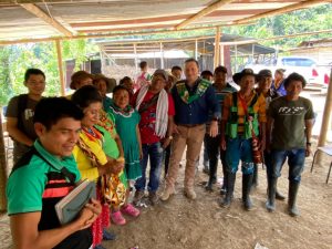 Con la bandera de construir el Plan de Vida, la CARDER se desplazó hasta el Resguardo Unificado Embera Chamí