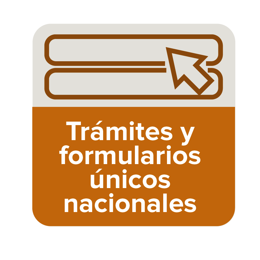 Trámites y formularios únicos nacionales