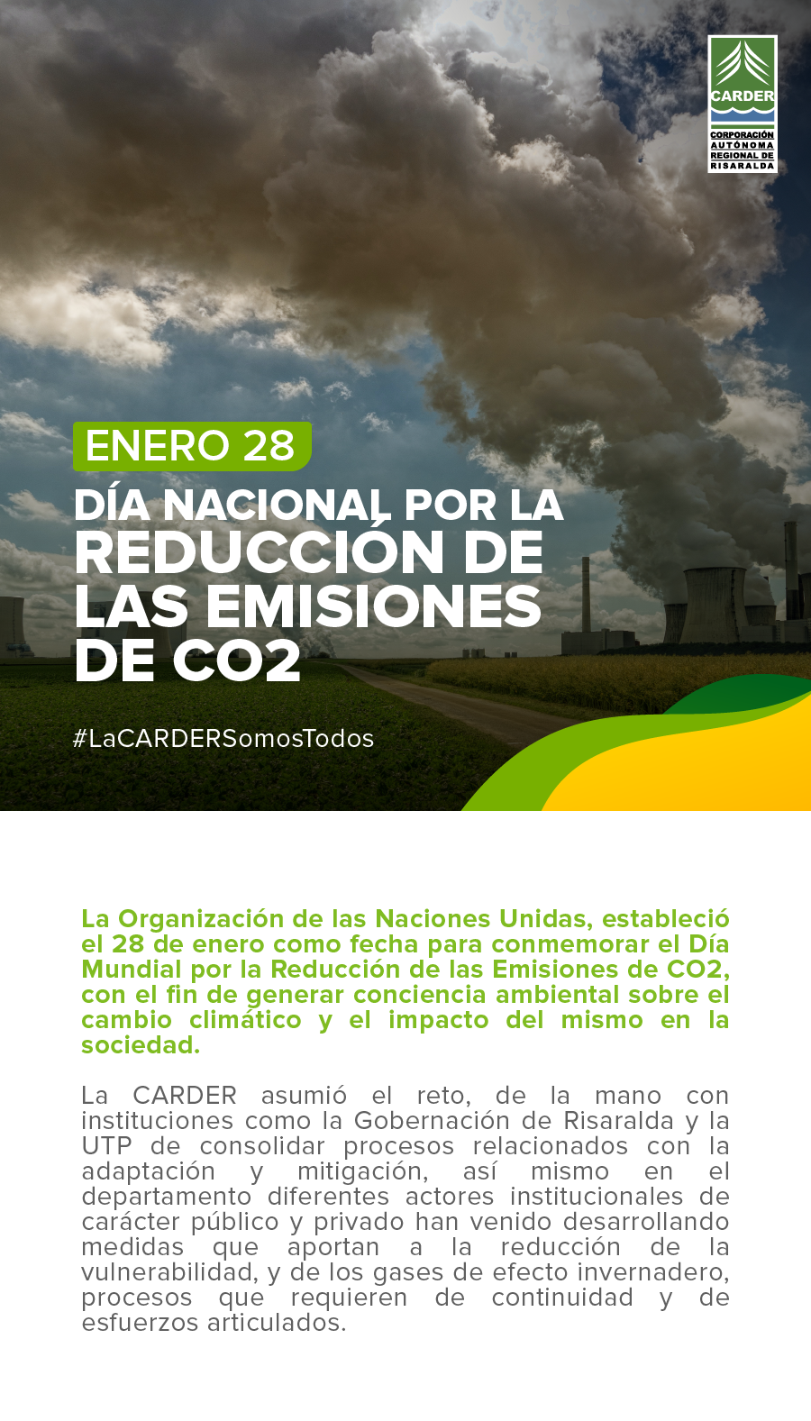 Día Mundial por la Reducción de las Emisiones de CO2