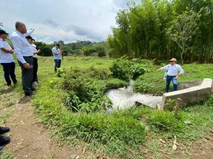 La CARDER realiza inversión en Belén, para la construcción del colector de aguas residuales