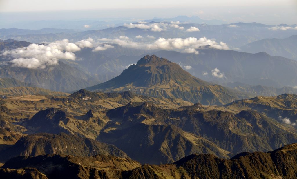 Imágen áerea de Cerro Bravo - Foto: Servicio Geológico Colombiano