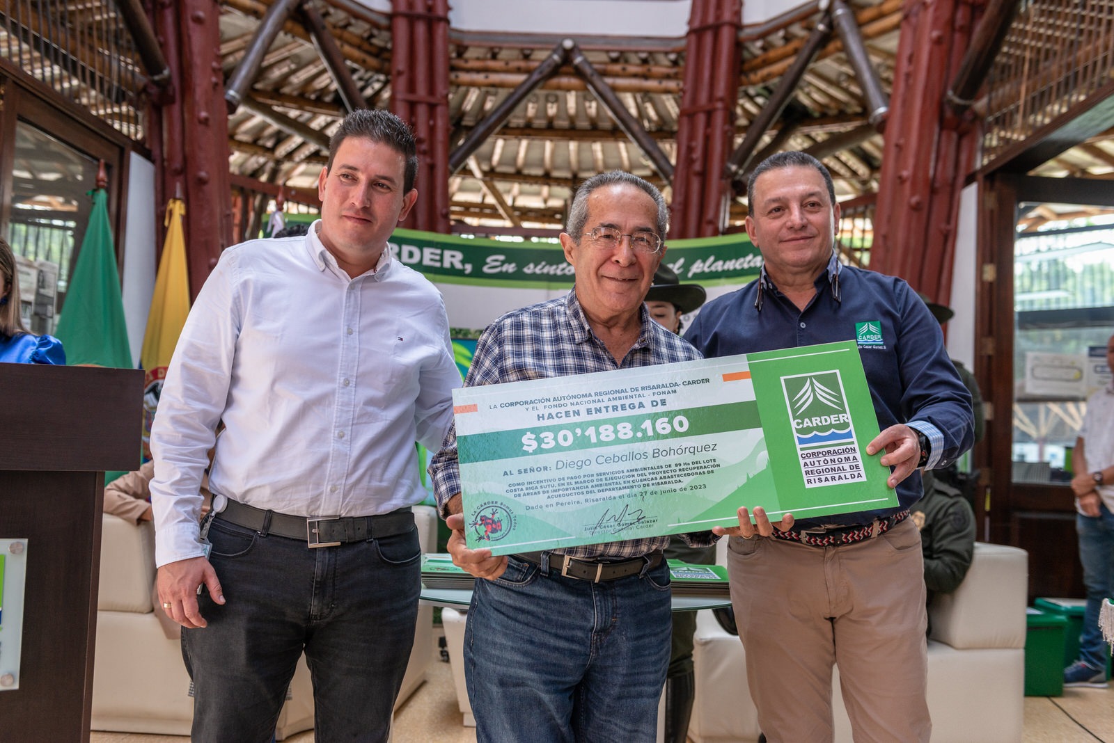 Beneficiariodel incentivo económico otorgado con el Pago por Servicios Ambientales