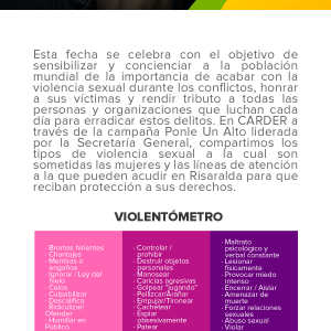 Día Internacional para la Eliminación de la Violencia Sexual en los Conflictos