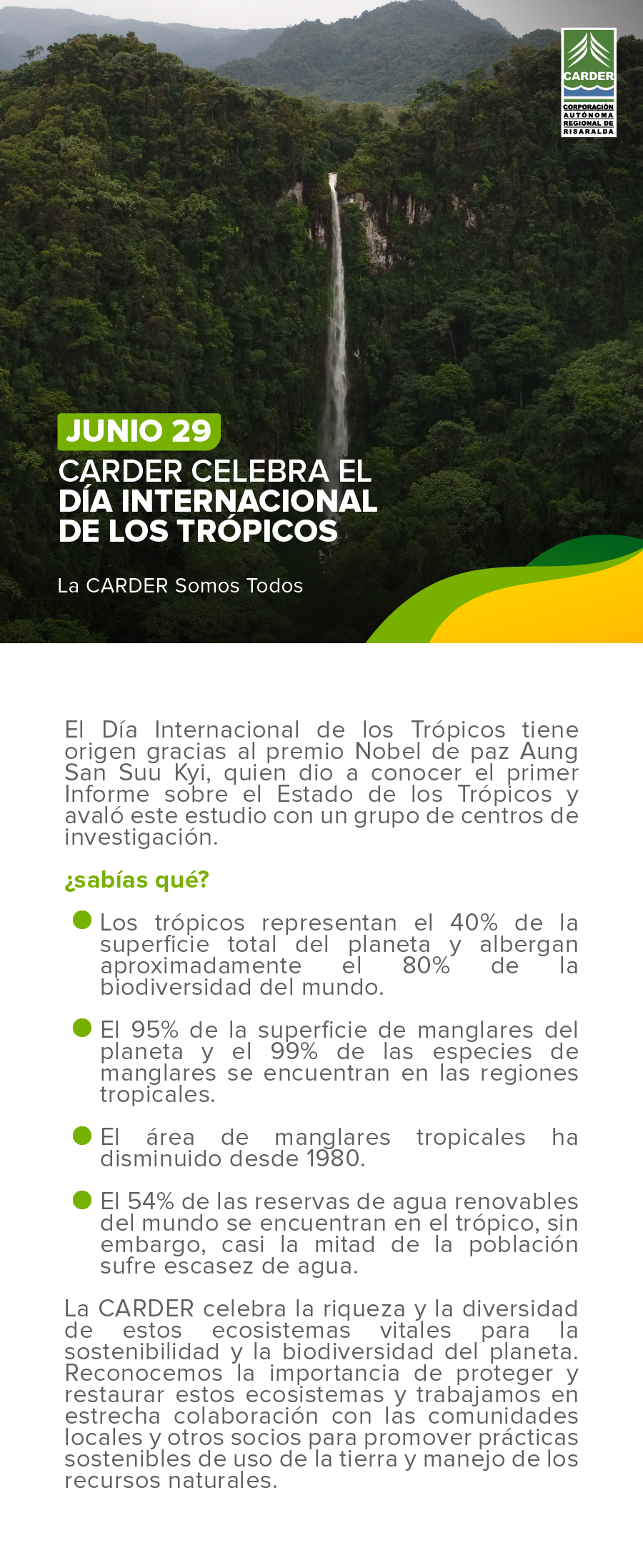 Día Internacional de los Trópicos