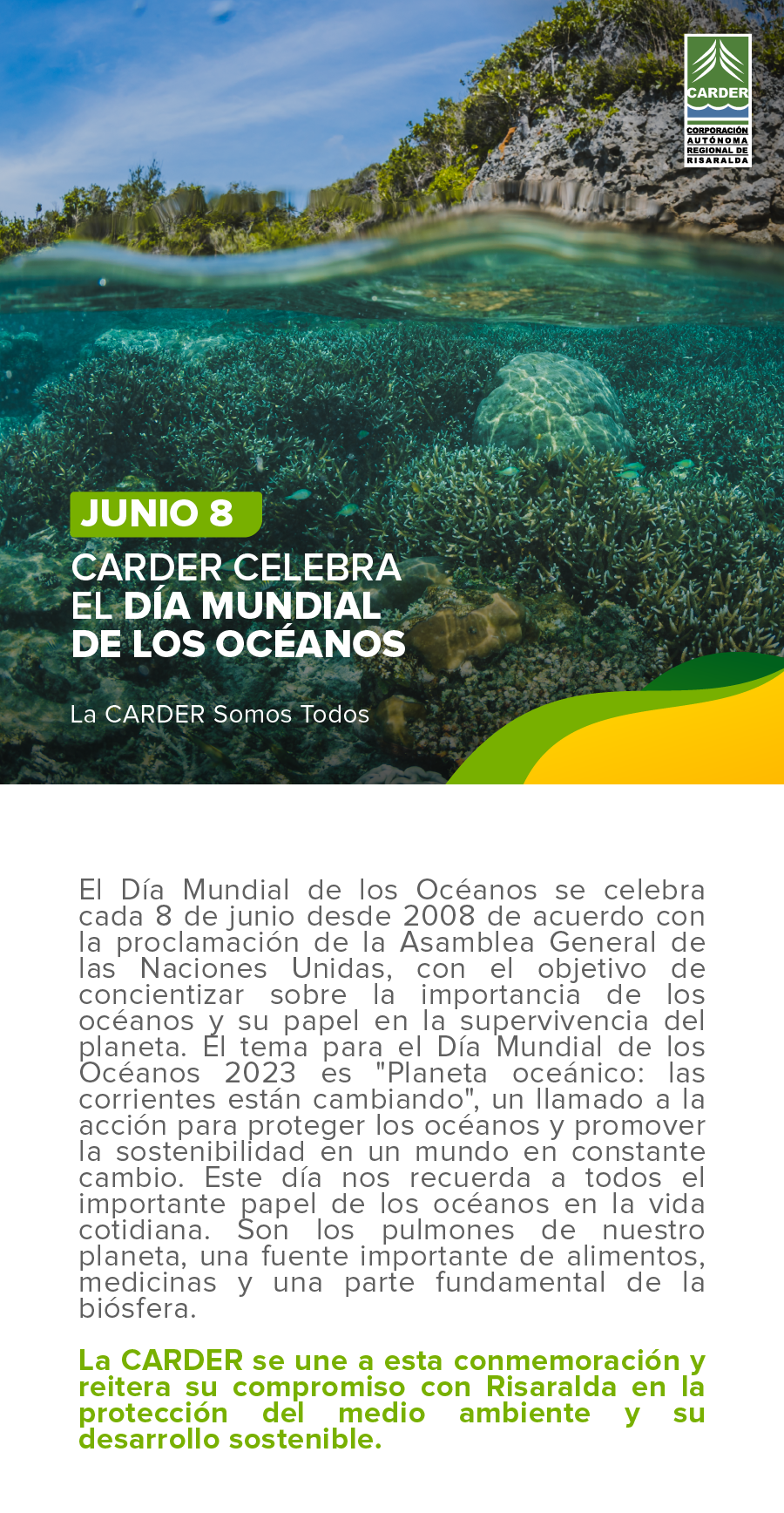 Día Mundial de los Océanos