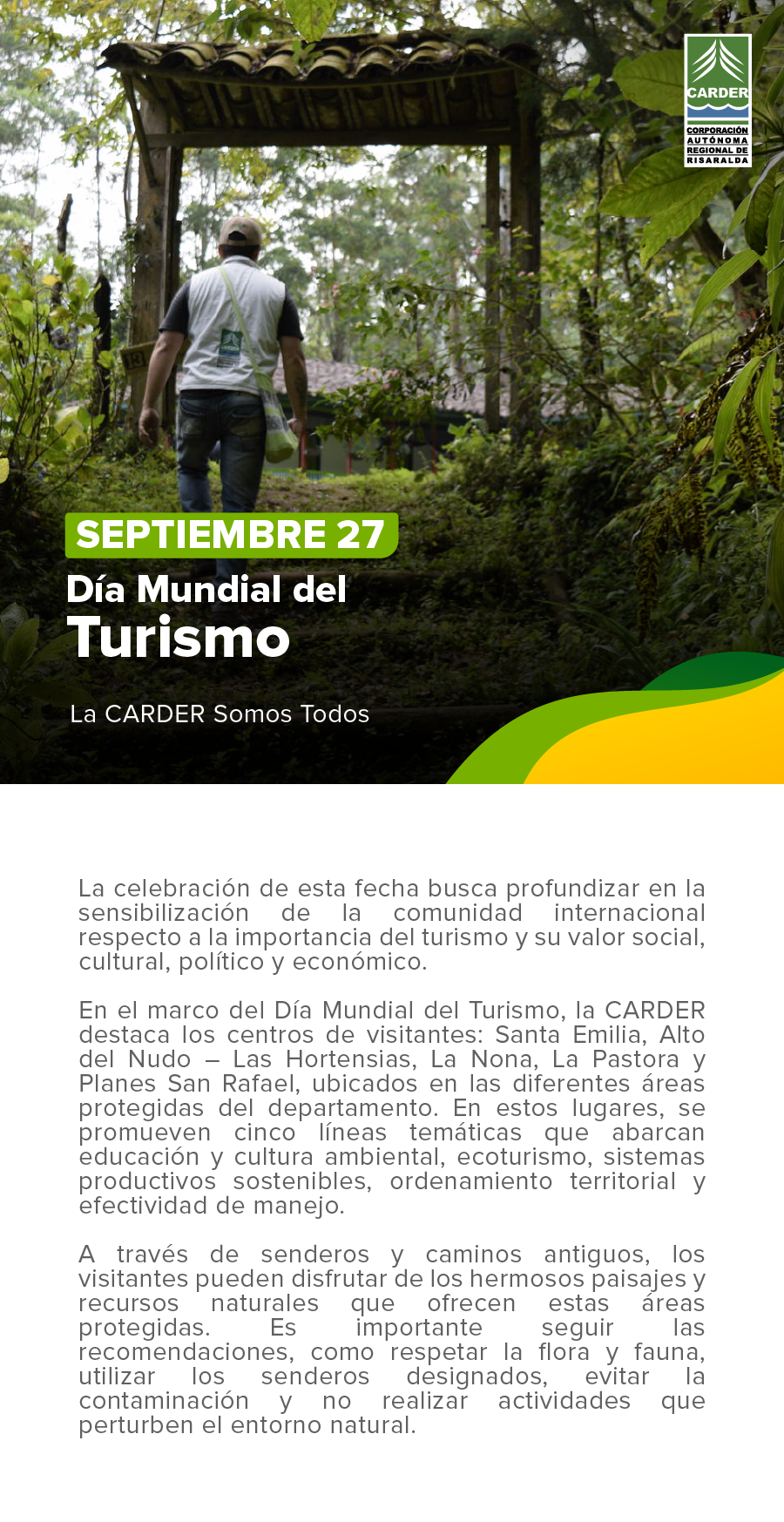 Día Mundial del Turismo