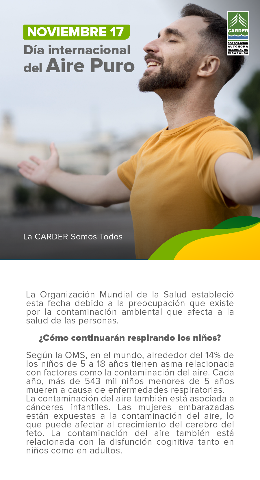 Día Internacional del Aire Puro.