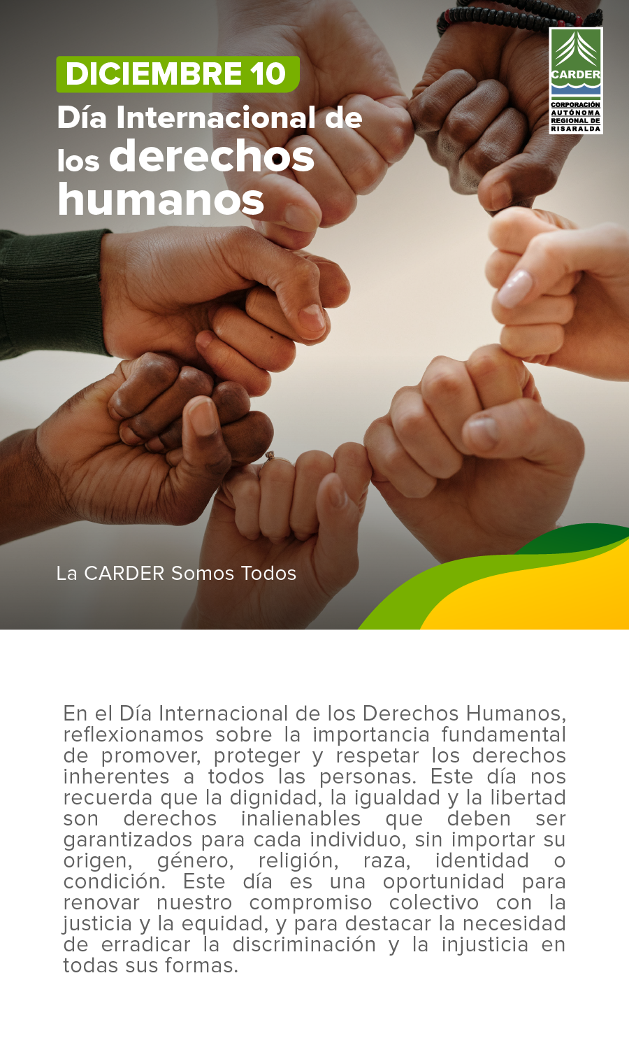 Día Internacional de los derechos humanos.