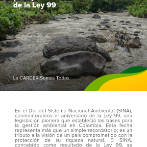 Día del Sistema Nacional Ambiental (Sina) - Aniversario de la Ley 99