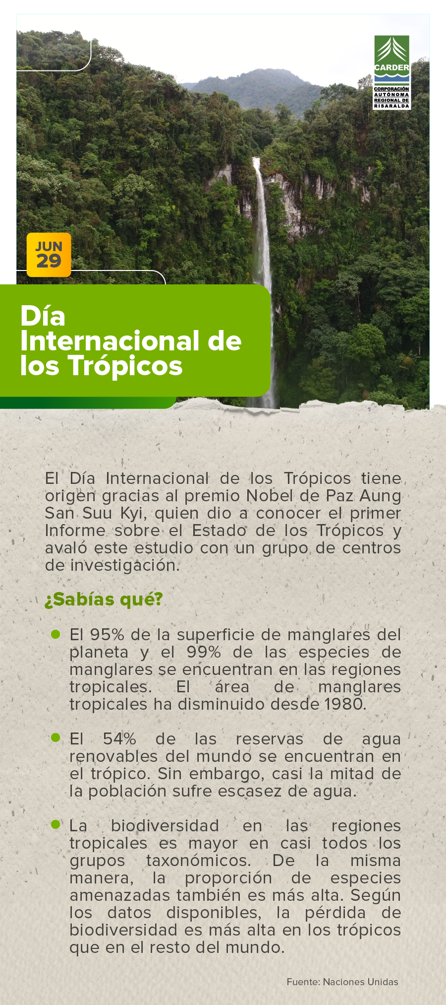 Día Internacional de los Trópicos