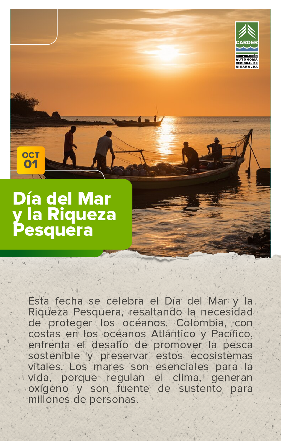 Día del Mar y la Riqueza Pesquera
