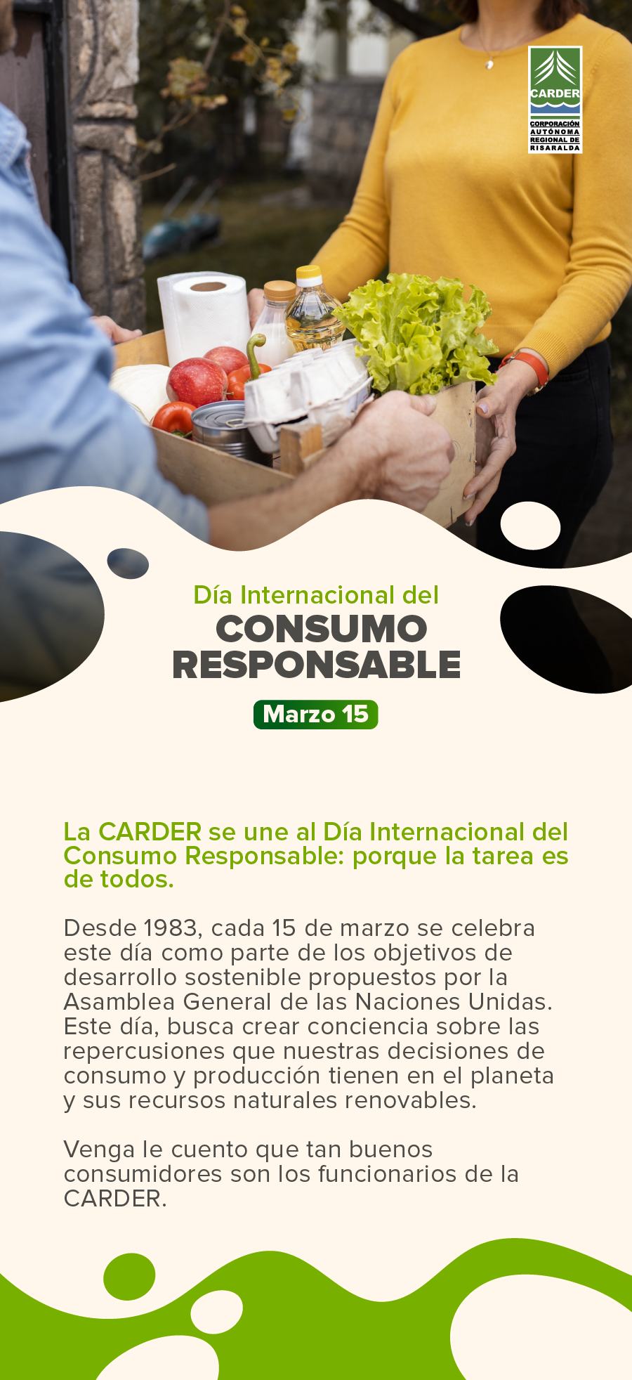 Día Internacional del Consumo responsable.