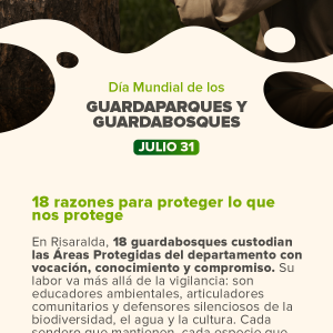 Día Mundial de los Guardaparques y Guardabosques.