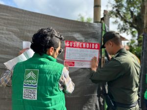 La Carder suspendió la intervención a los recursos naturales en predio de Pereira que estarían adecuando para la construcción de una vivienda en condición de informalidad.