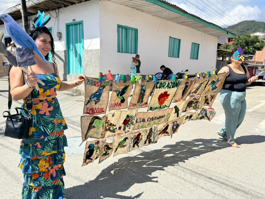 La Carder participó con desfiles, pancartas y charlas en el IV Festival de la Bangsia del Tatamá