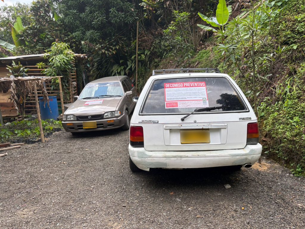 CARDER endurece medidas en la quebrada El Jardín: suspensión de actividades y decomiso de vehículos