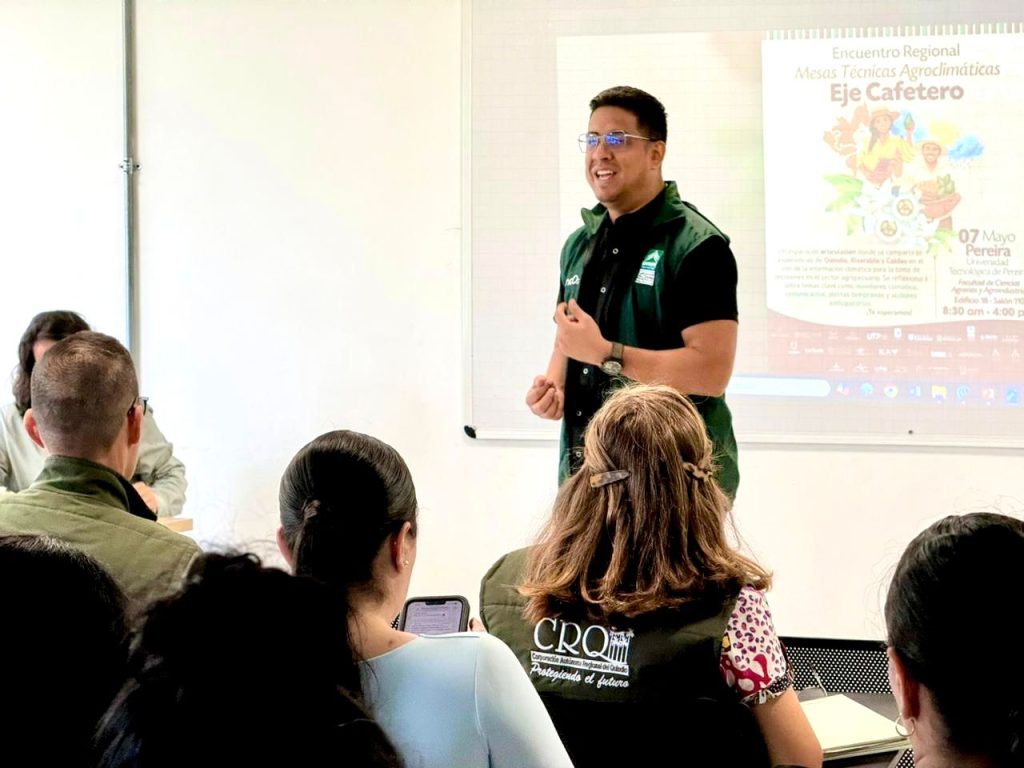 La CARDER participó del Encuentro Regional de Mesas Técnicas Agroclimáticas del Eje Cafetero