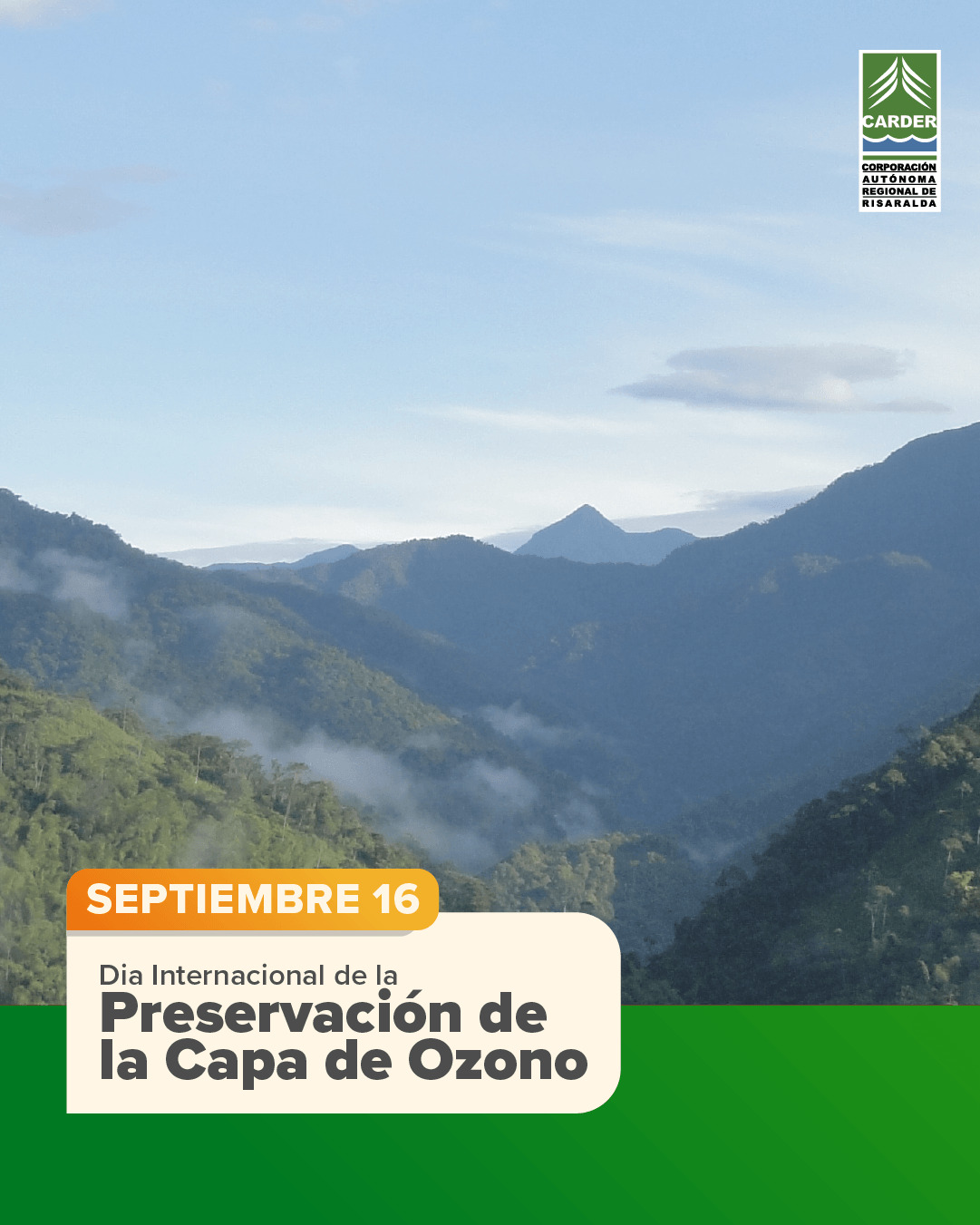 Día Internacional de la Preservación de la Capa de Ozono